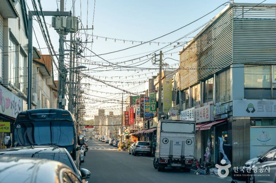 중리동 곱창골목