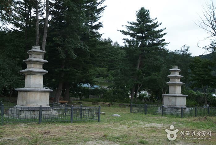 봉화 서동리 동ㆍ서 삼층석탑