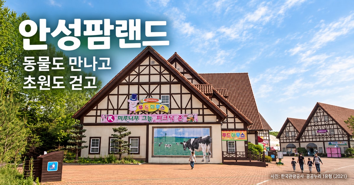 안성팜랜드 가축 체험부터 초원 산책까지 방문 안내 공식 사진 활용 여행 안내