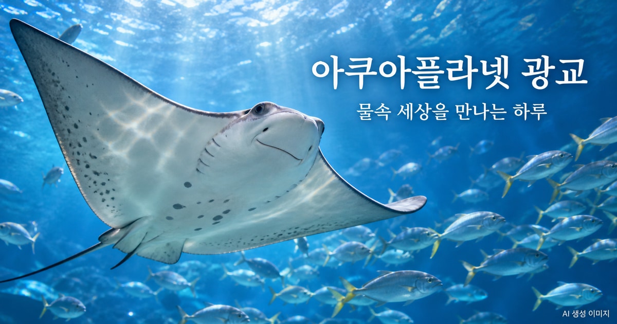수원 광교 아쿠아플라넷 콘텐츠와 9월 방문 준비 여행 안내 AI 생성 이미지