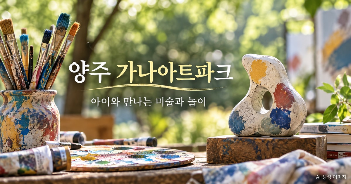 경기 양주 가나아트파크 전시·조각공원·체험 동선 여행 안내 AI 생성 이미지