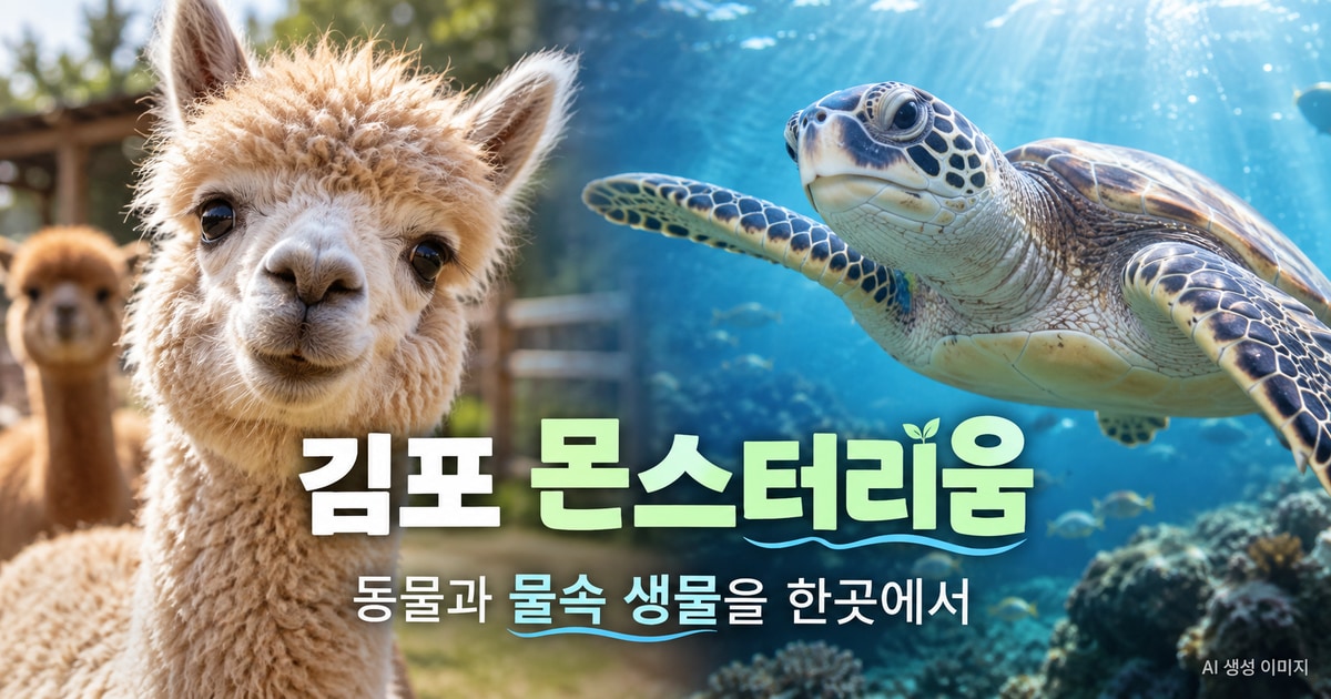 김포 몬스터리움 관람 범위와 패키지 이용 방법 여행 안내 AI 생성 이미지