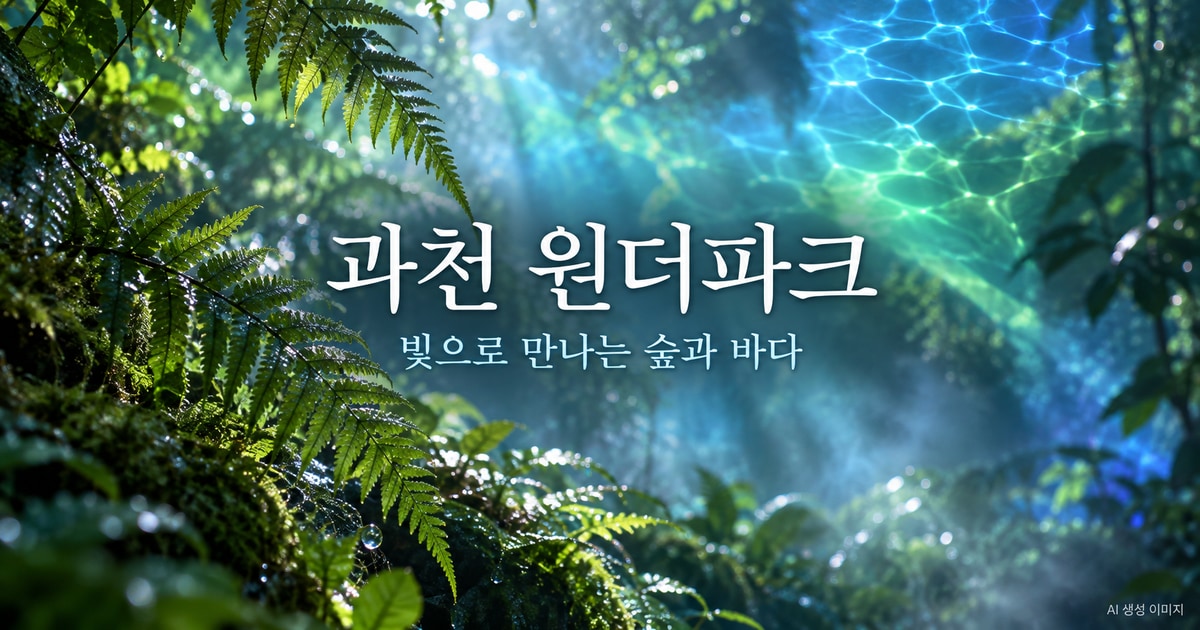 과천 매직플로우 원더파크 콘텐츠·운영·이용권 안내 여행 안내 AI 생성 이미지